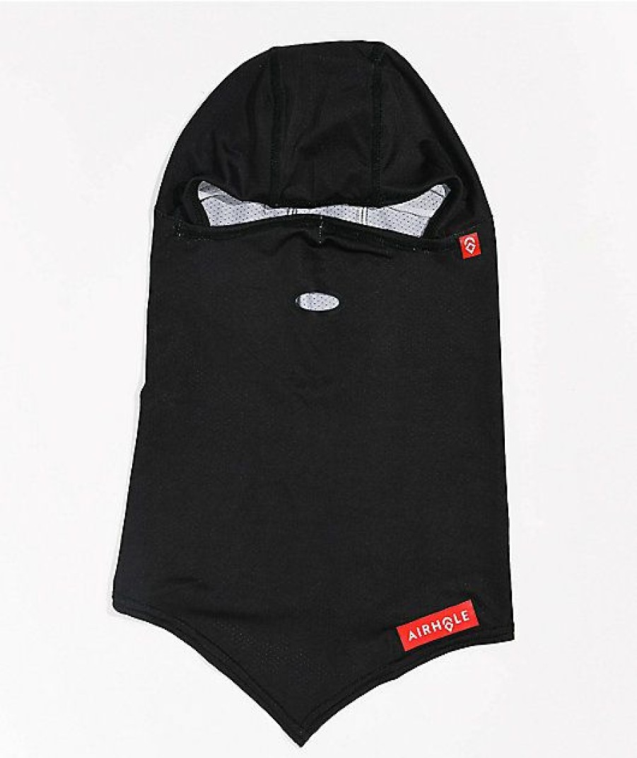 Snowboard * | Airhole Drylite Black Balaclava Limit Offer