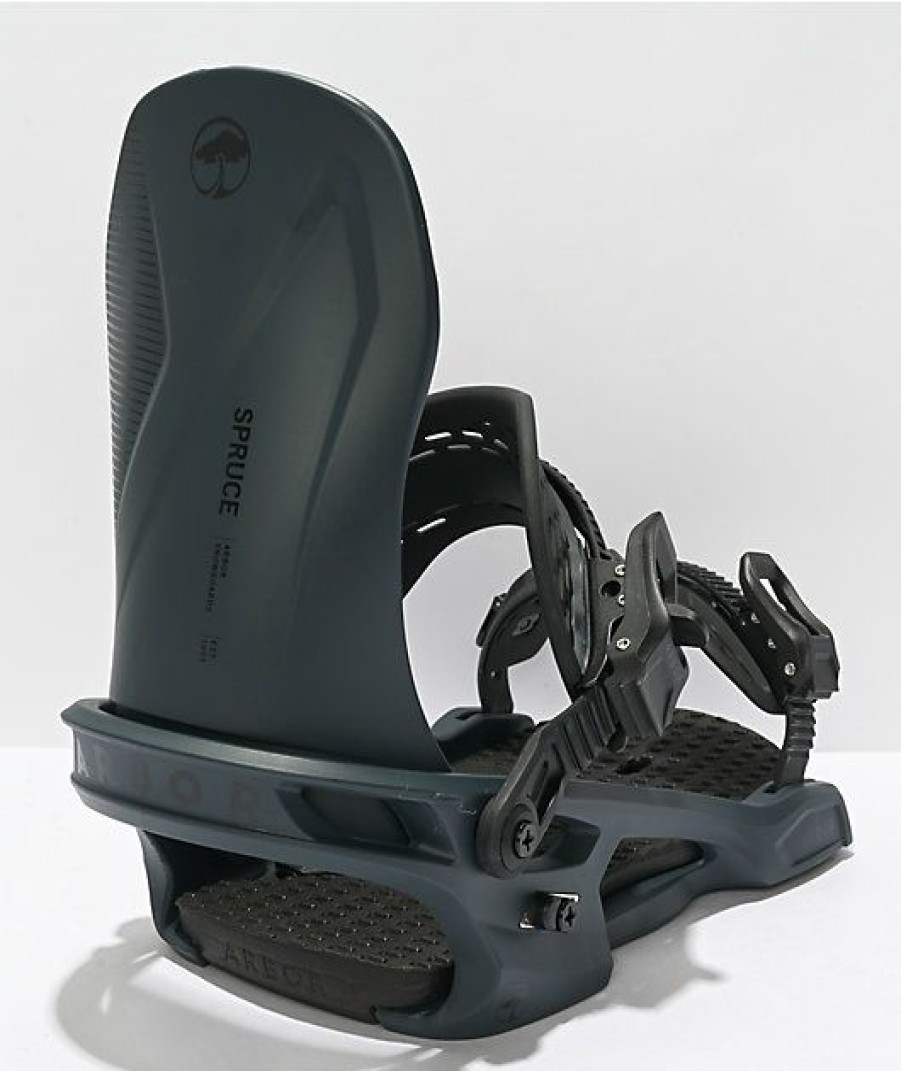 Snowboard * | Arbor Spruce Navy Snowboard Bindings 2022 Limit Offer