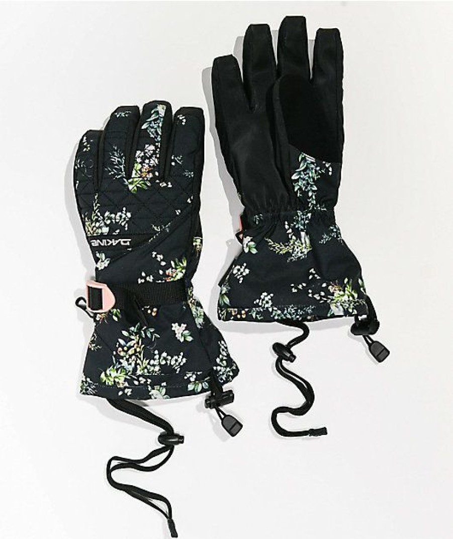 Snowboard * | Dakine Camino Floral Snowboard Gloves Limit Offer