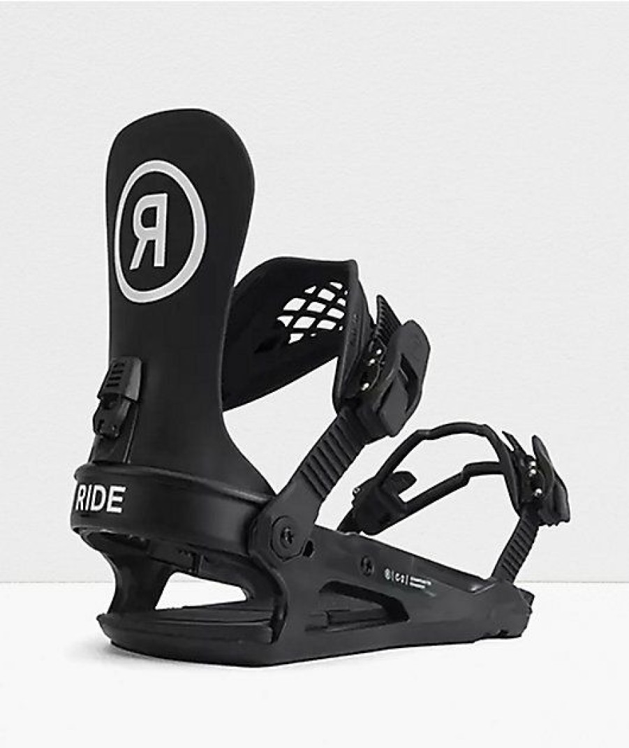 Snowboard * | Ride C-2 Black Snowboard Bindings 2022 Limit Offer