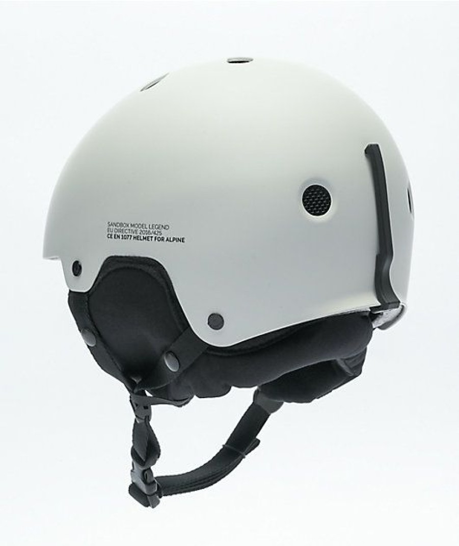 Snowboard * | Sandbox Legend White Snowboard Helmet Limit Offer