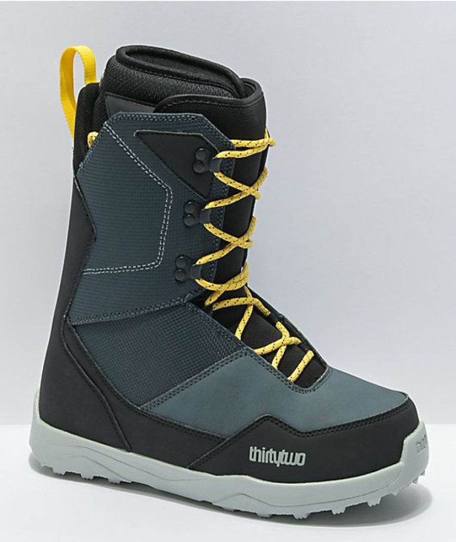 Snowboard * | Thirtytwo Shifty Lace Grey Snowboard Boots 2021 Limit Offer