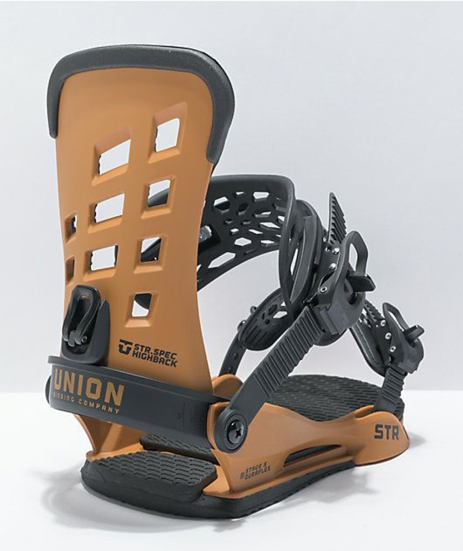 Snowboard * | Union Str Mustard Snowboard Bindings 2022 Limit Offer