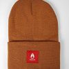 Beanies * | Nixon Hume Brown Beanie Promotions