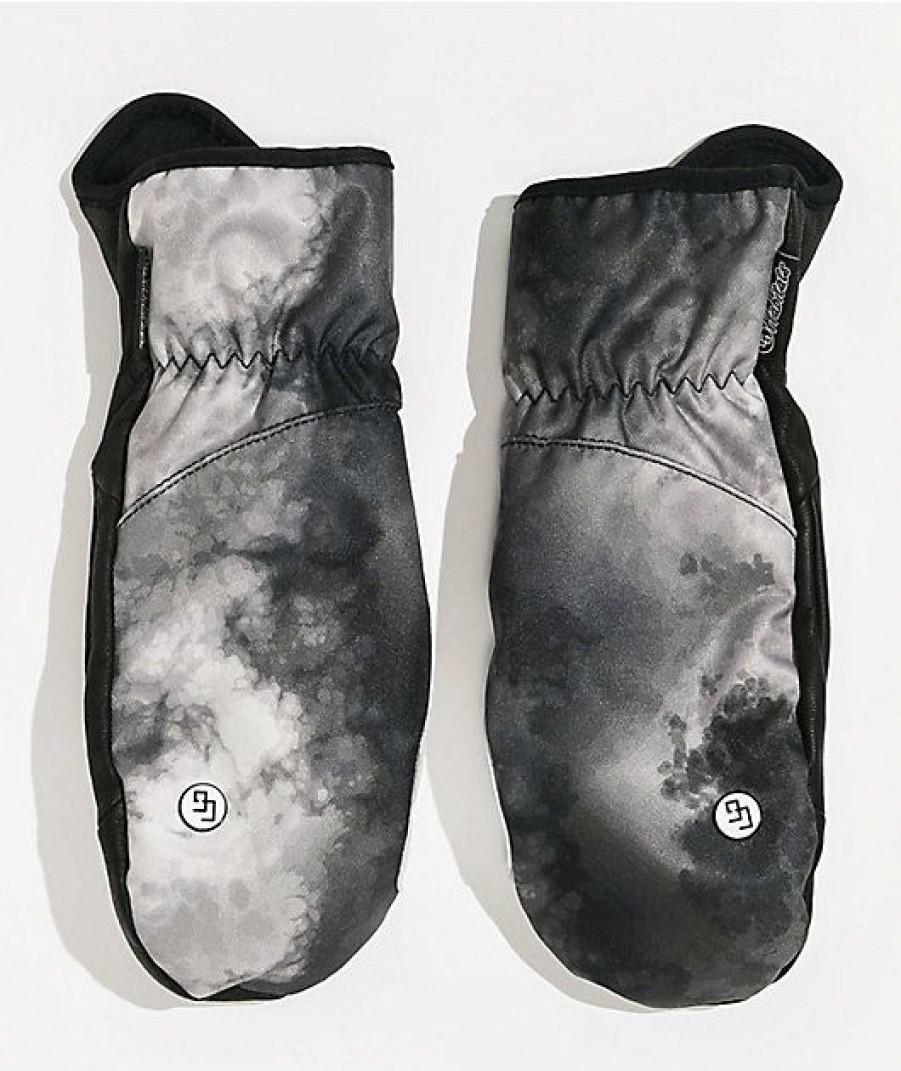 Snowboard * | Cg Habitats Park Black Abyss Snowboard Mitts Limit Offer