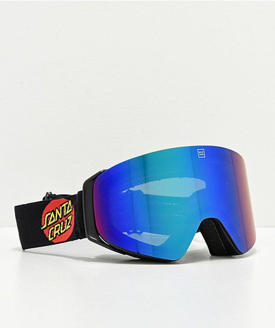 Snowboard * | Madson X Santa Cruz Cylindro Screaming Hand Snowboard Goggles Limit Offer