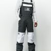 Snowboard * | Lurking Class By Sketchy Tank Lurker Black & White Snowboard Bib Pants Limit Offer