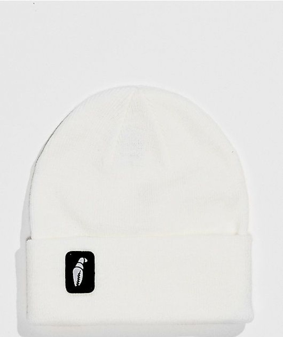 Beanies * | Crab Grab Tall Claw White Beanie Promotions