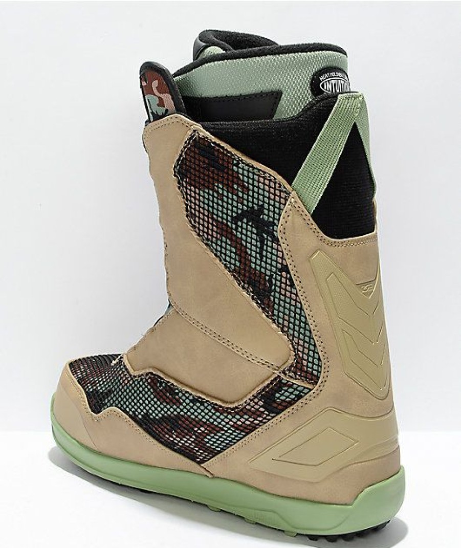 Snowboard * | Thirtytwo Tm-2 Double Boa Tan & Camo Snowboard Boots 2022 Limit Offer