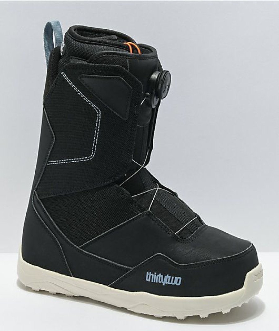 Snowboard * | Thirtytwo Shifty Boa Black Snowboard Boots Women'S 2021 Limit Offer