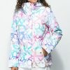 Snowboard * | Roxy Jetty Mix Print 10K Snowboard Jacket Limit Offer