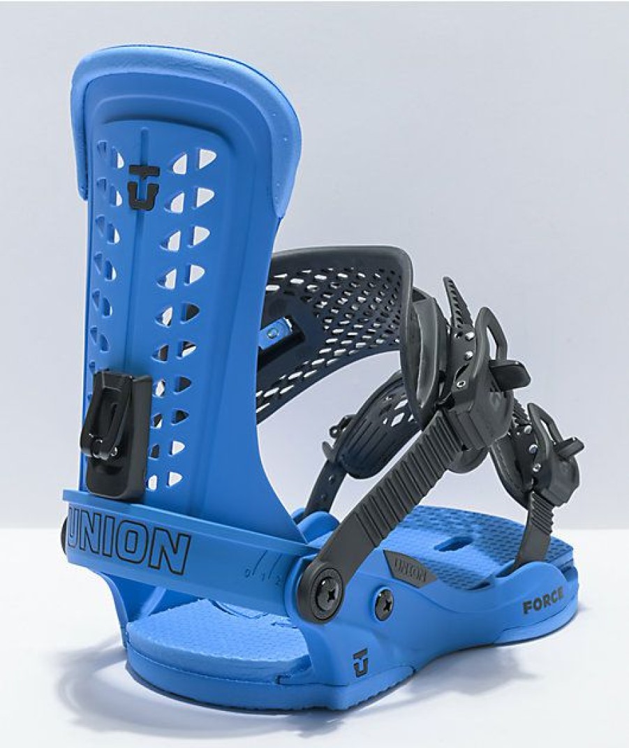 Snowboard * | Union Force Blue Snowboard Bindings 2022 Limit Offer