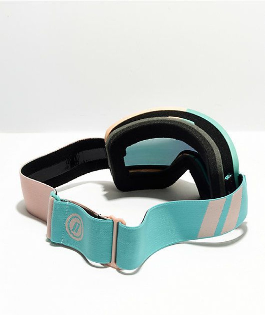 Snowboard * | Blenders Lunar Aspen Mist Teal & Pink Snowboard Goggles Limit Offer