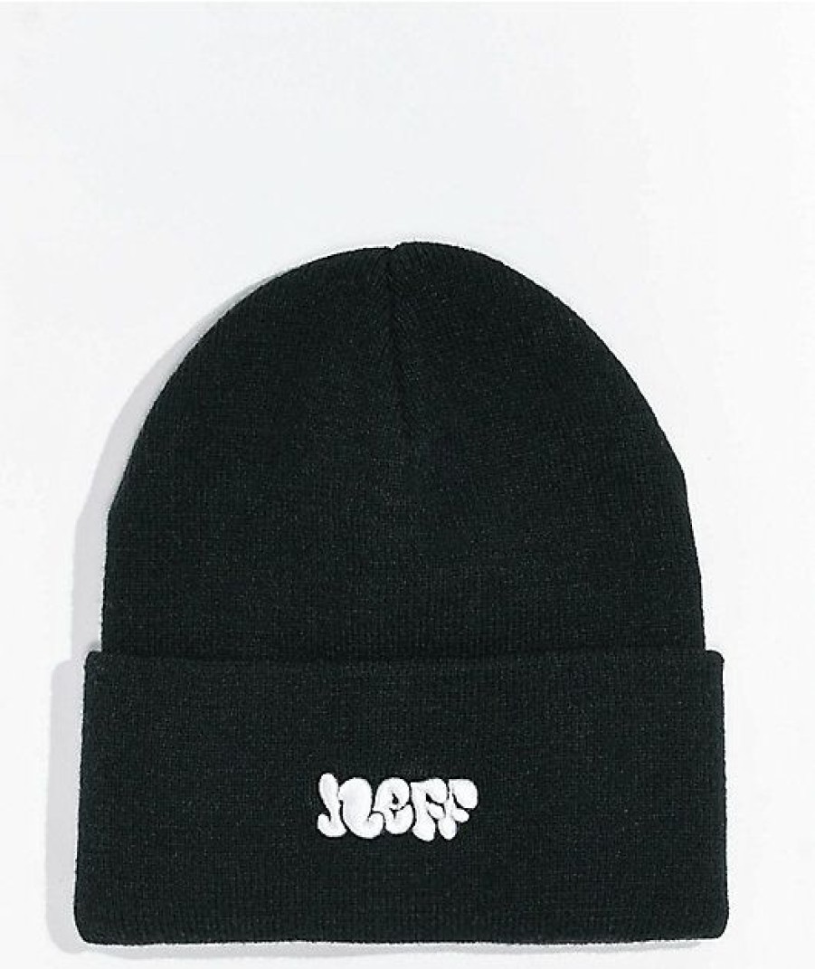 Beanies * | Neff William Black Beanie Promotions