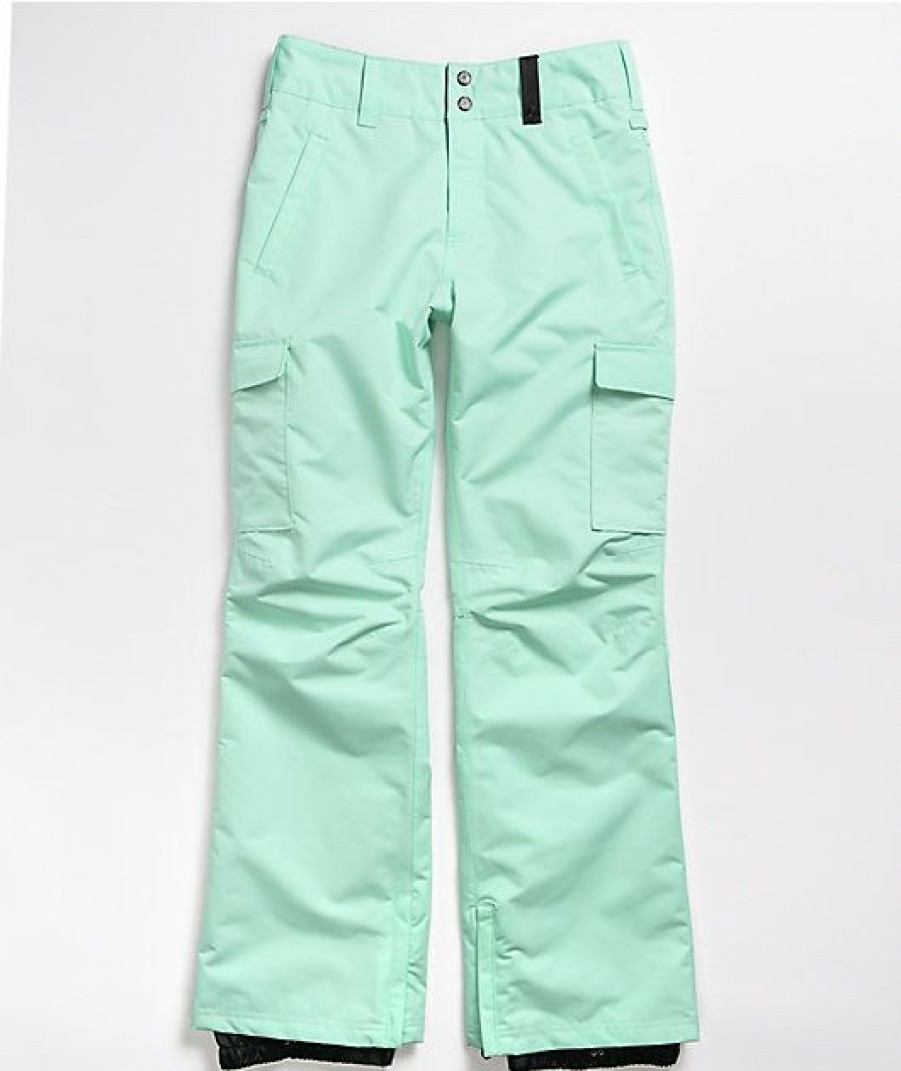 Snowboard * | Aperture Verty Mint Blue 10K Women'S Snowboard Pants Limit Offer