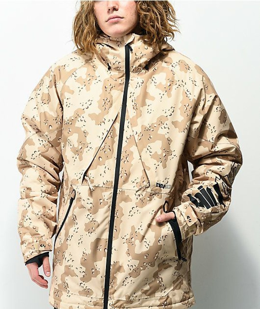 Clothing * | Thirtytwo Lashed Insulated Camo 15K Snowboard Jacket Promotions