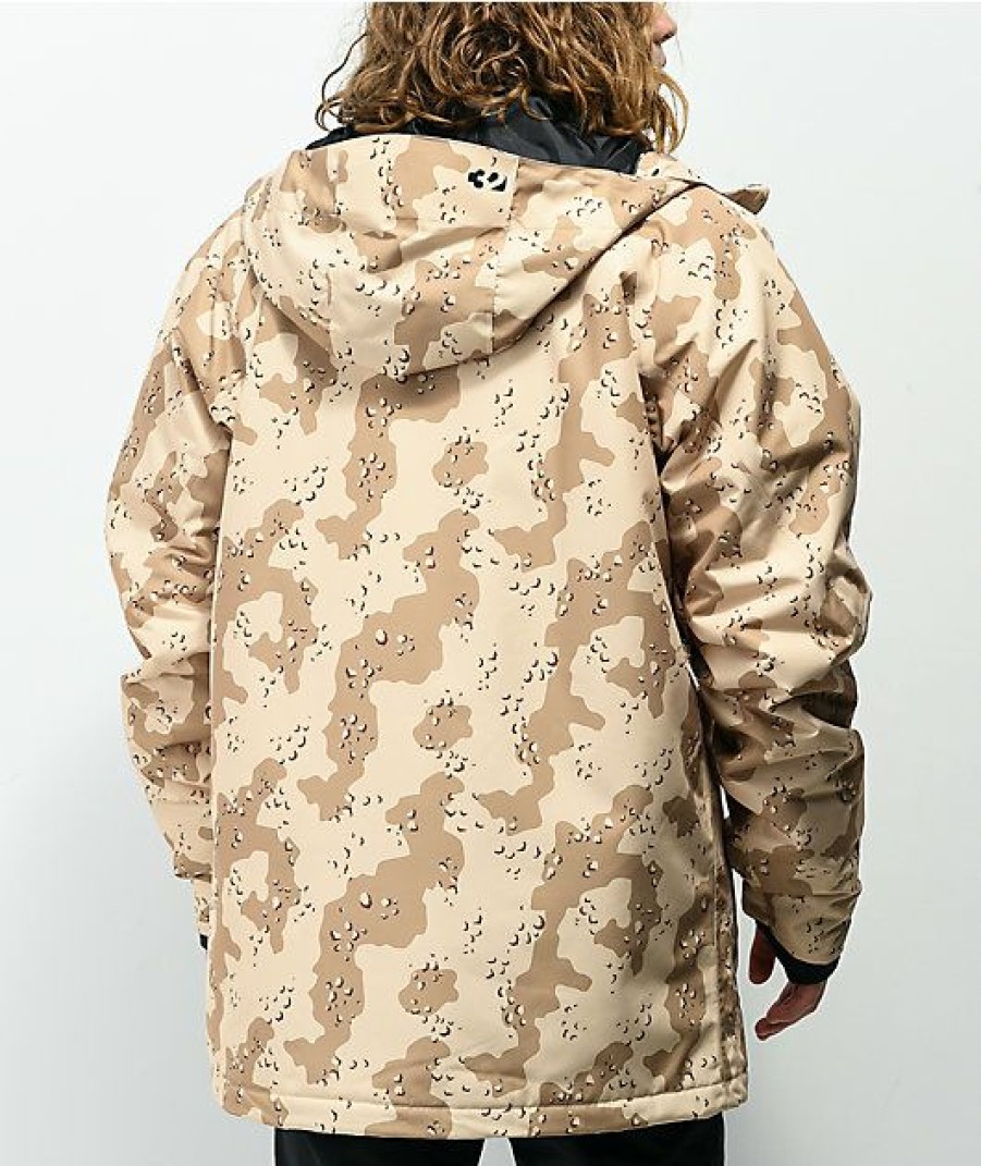 Clothing * | Thirtytwo Lashed Insulated Camo 15K Snowboard Jacket Promotions