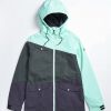 Snowboard * | Aperture Outerlimits Black & Mint 10K Snowboard Jacket Limit Offer