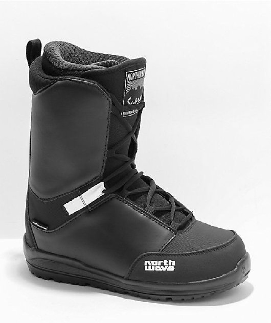 Snowboard * | Northwave Supra Black Snowboard Boots 2022 Limit Offer