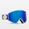 Snowboard * | Electric Kleveland Tie Dye & Blue Chrome Snowboard Goggles Limit Offer