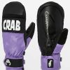 Snowboard * | Crab Grab Punch Purple 15K Snowboard Mittens Limit Offer