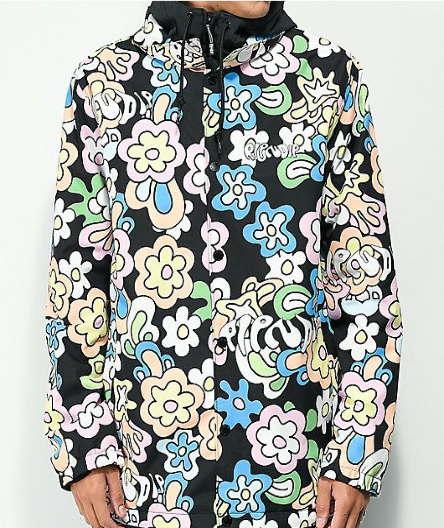 Clothing * | Ripndip Flower Child 10K Snowboard Jacket Promotions