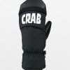 Snowboard * | Crab Grab Punch Mitt Black Snowboard Mittens Limit Offer