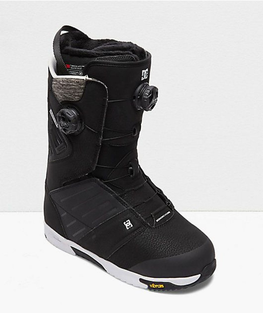 Snowboard * | Dc Judge Boa Black Snowboard Boots 2022 Limit Offer