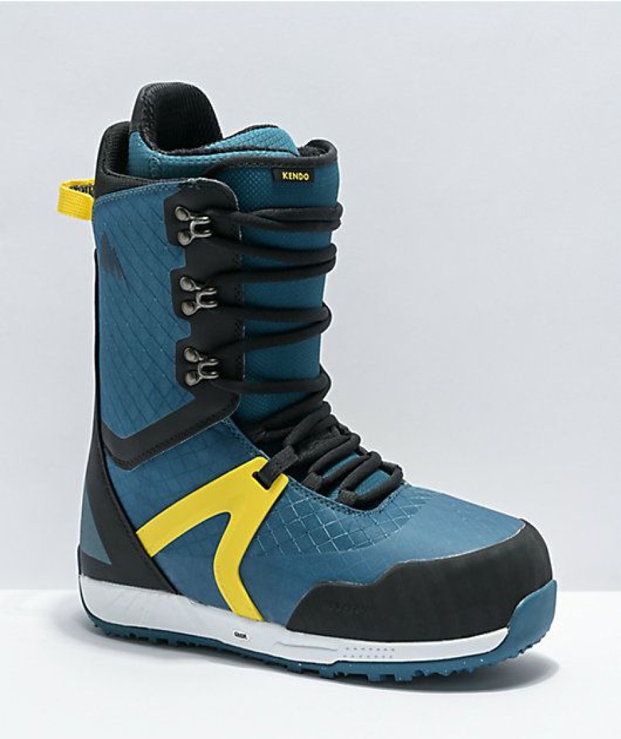 Snowboard * | Burton Kendo Blue Snowboard Boots 2021 Limit Offer