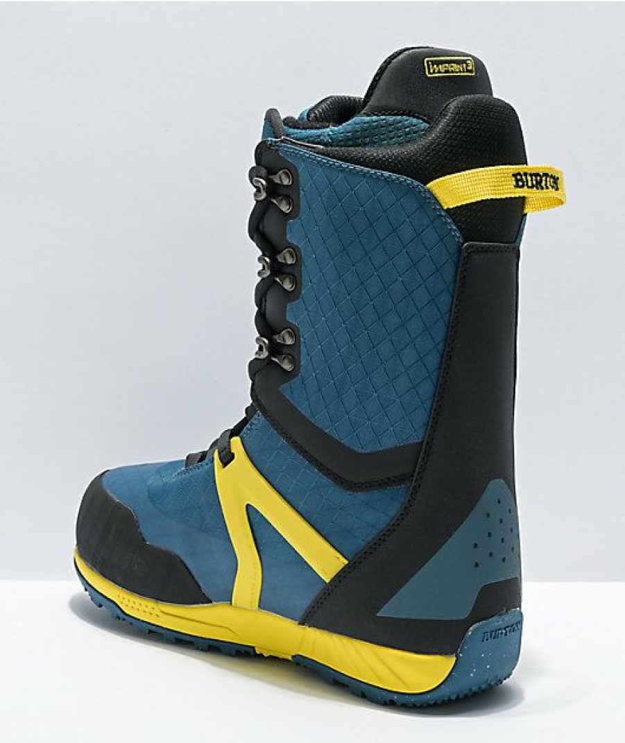 Snowboard * | Burton Kendo Blue Snowboard Boots 2021 Limit Offer