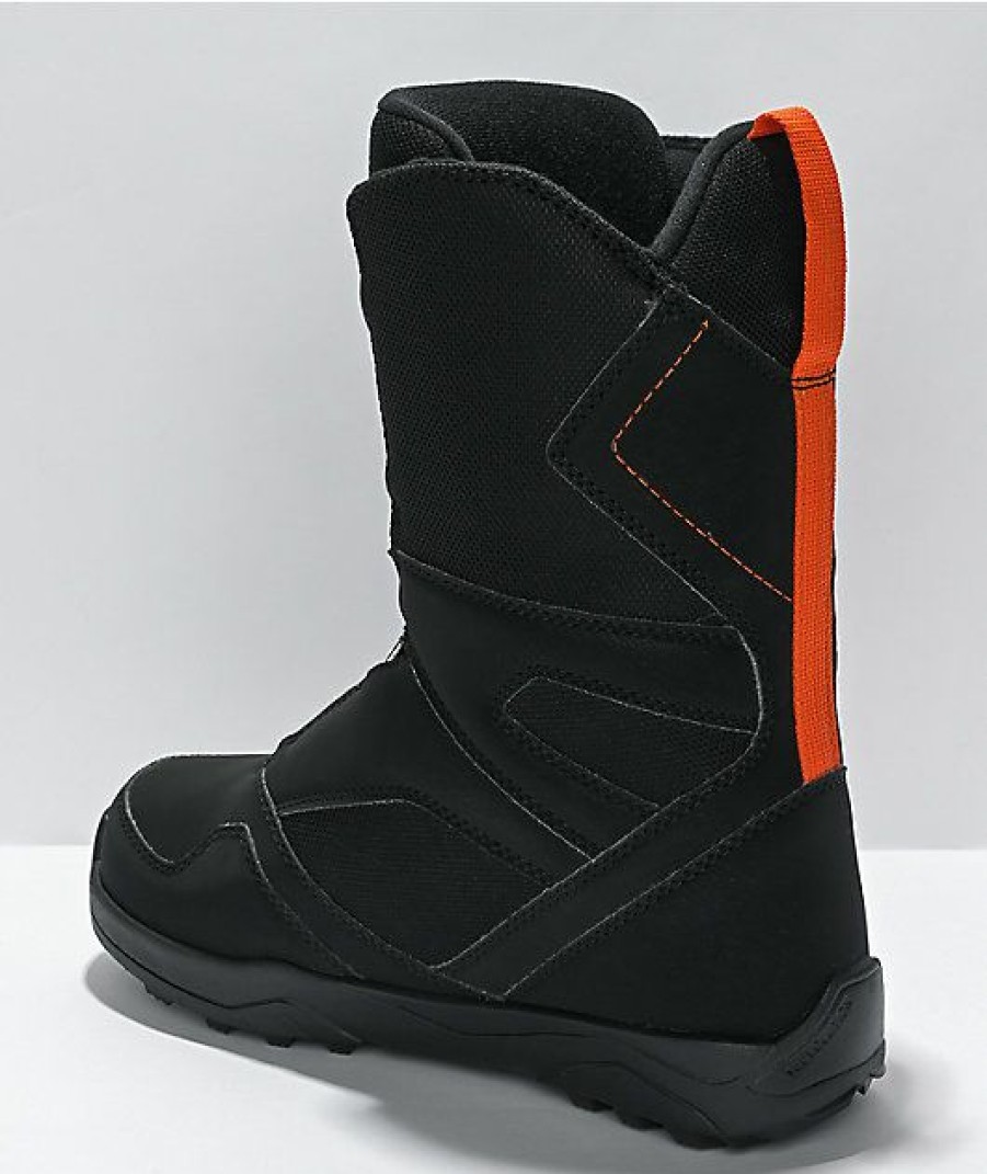 Snowboard * | Thirtytwo Kids Boa Black Snowboard Boots 2022 Limit Offer