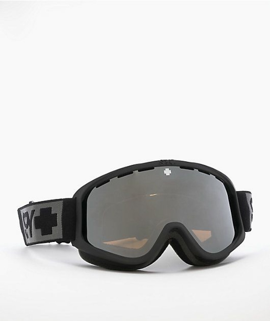 Snowboard * | Spy Woot Matte Black Bronze Silver Snowboard Goggles Limit Offer