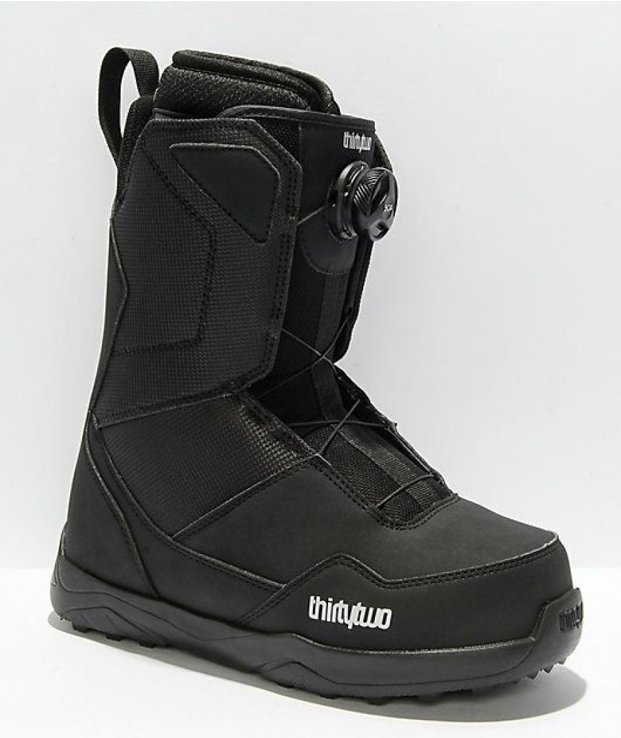 Snowboard * | Thirtytwo Women'S Shifty Boa Black Snowboard Boots 2022 Limit Offer