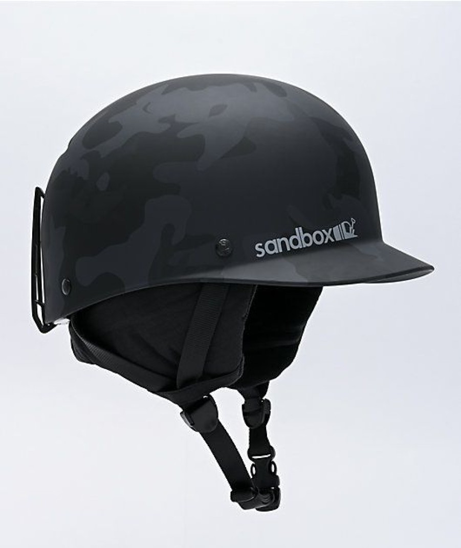 Snowboard * | Sandbox Classic 2.0 Black Camo Snowboard Helmet Limit Offer