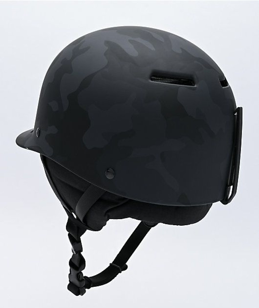 Snowboard * | Sandbox Classic 2.0 Black Camo Snowboard Helmet Limit Offer