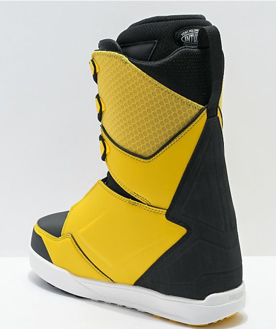 Snowboard * | Thirtytwo Lashed Black & Yellow Snowboard Boots 2021 Limit Offer