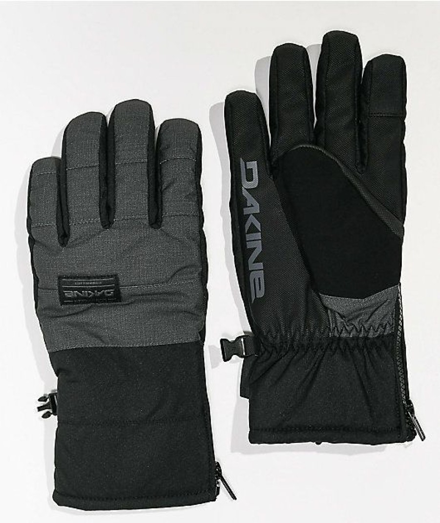 Snowboard * | Dakine Omega Black Snowboard Gloves Limit Offer