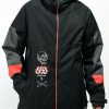 Clothing * | 686 X Sketchy Tank Static Black & Red 10K Snowboard Jacket Promotions