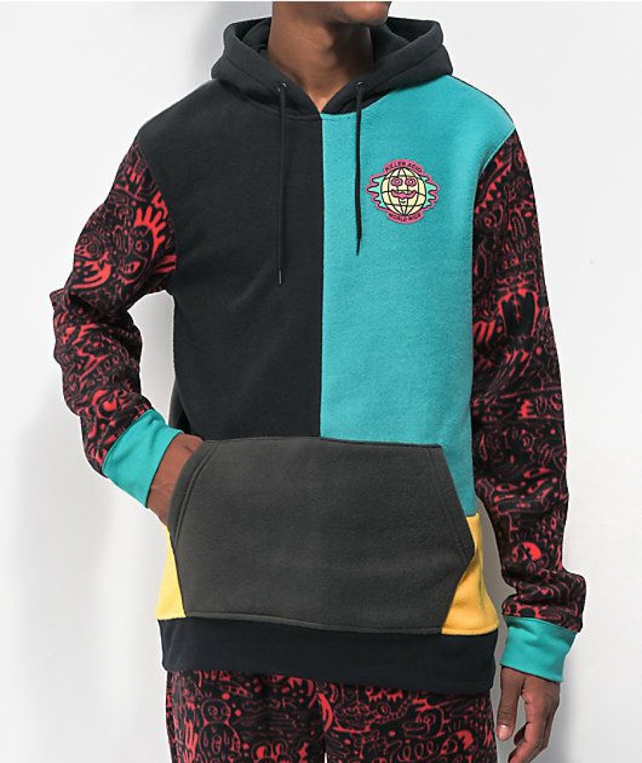 Clothing * | Killer Acid X The Bindle Conspiracy World Wide Hooded Tech Fleece Promotions