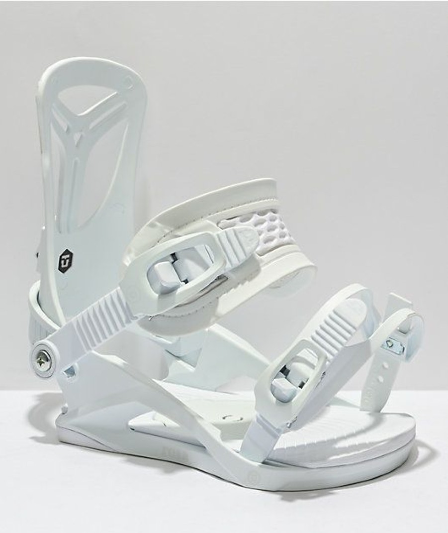 Snowboard * | Union Women'S Rosa White Bindings 2022 Limit Offer