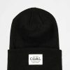 Beanies * | Coal The Uniform Black Beanie Promotions