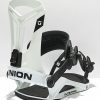 Snowboard * | Union Flite Pro White Snowboard Bindings 2022 Limit Offer