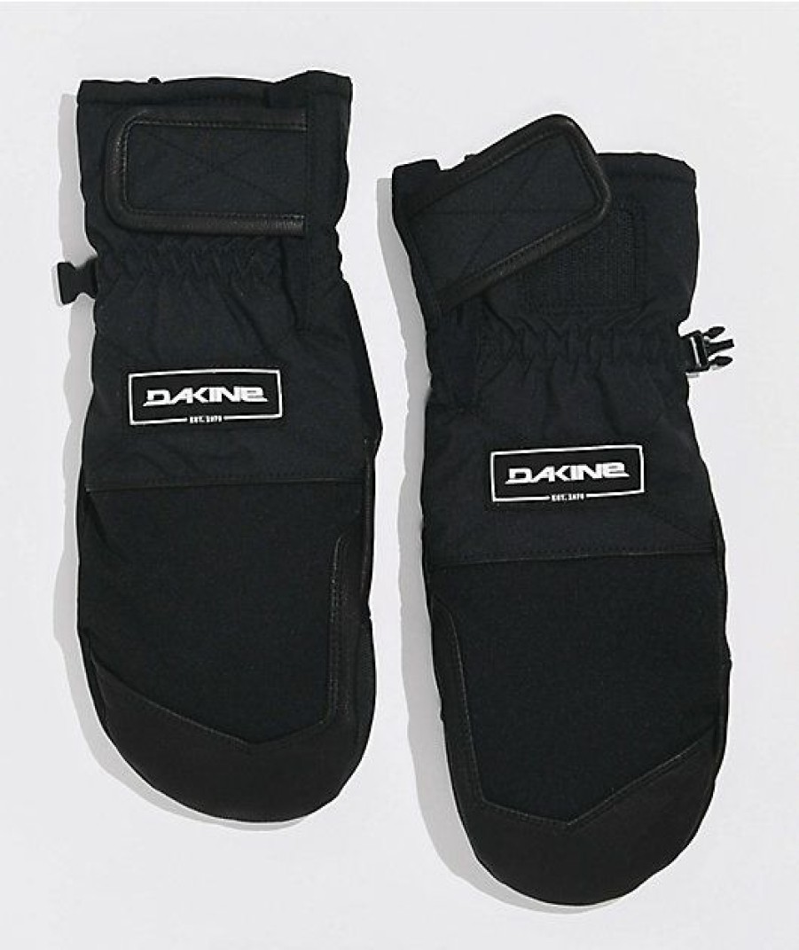 Snowboard * | Dakine Charger Black Snowboard Mittens Limit Offer