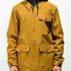 Clothing * | Empyre Bobber Tan & Black 10K Snowboard Jacket Promotions