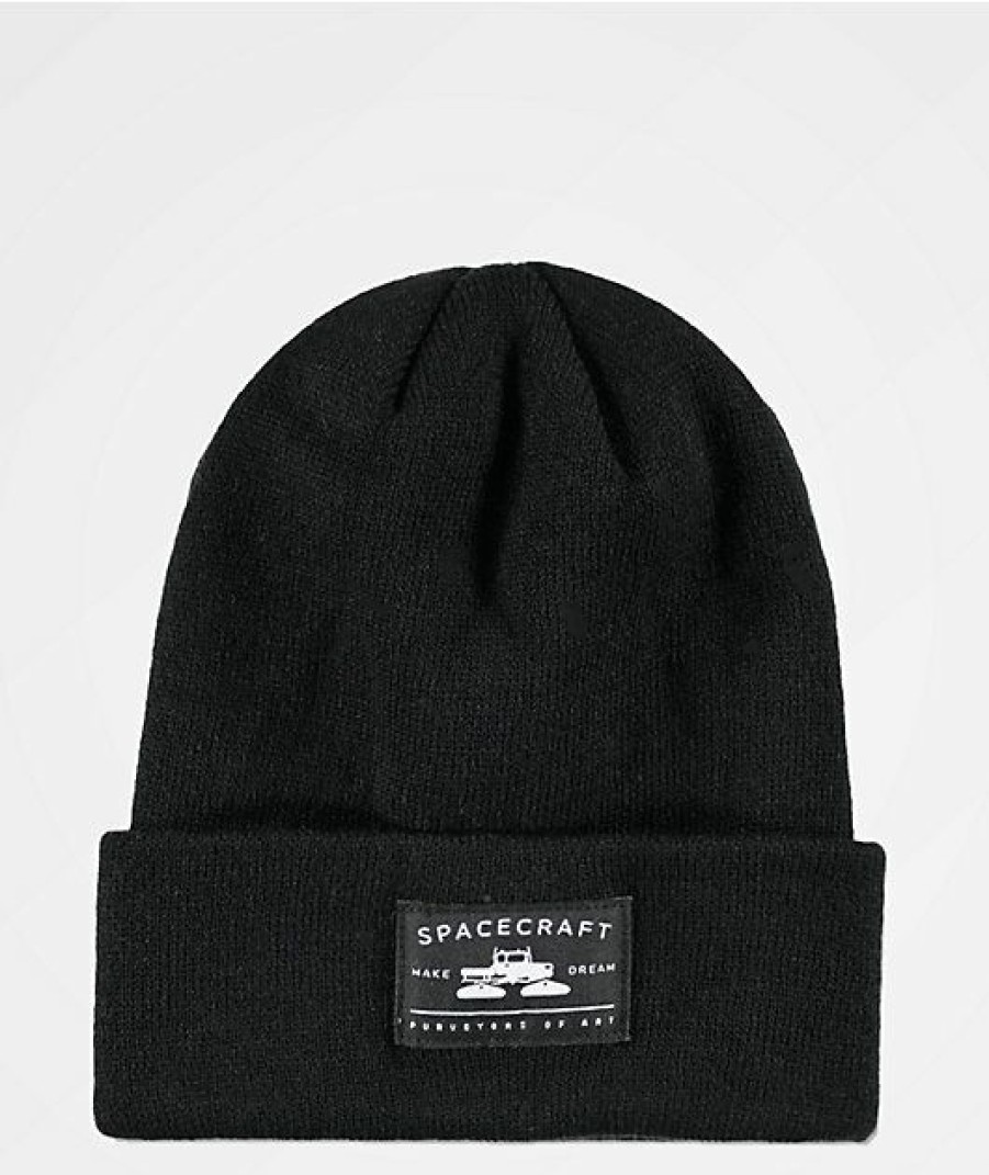 Beanies * | Spacecraft Otis Black Beanie Promotions