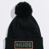 Beanies * | Coal The Vice Black Pom Beanie Promotions