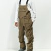 Clothing * | Volcom Roan Teak 15K Bib Snowboard Pants Promotions