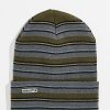 Beanies * | Airblaster Gas Station New Stripe Blue & Green Beanie Promotions