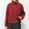 Clothing * | Vans Tommy Burgundy Fleece Zip Jacket Promotions