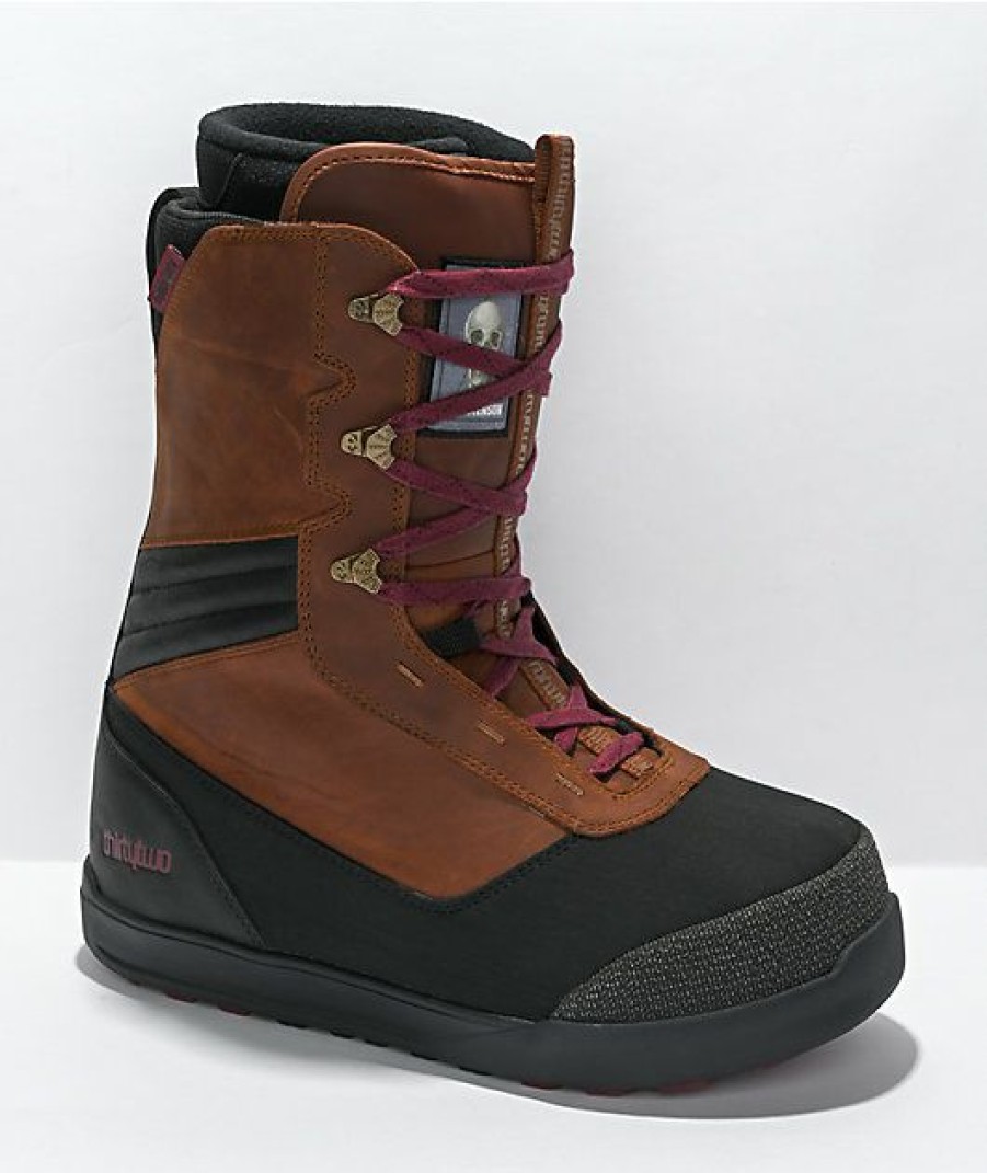 Snowboard * | Thirtytwo X Chris Christenson Bandito Lashed Brown Snowboard Boots 2022 Limit Offer